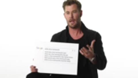 Chris Hemsworth Answers the Web's Most Searched Questions