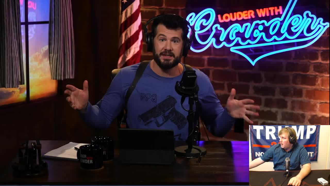 Stephen Crowder and Alex Jones