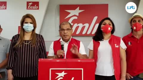 .Esta fue la reacción del FMLN ante la derrota electoral 2021