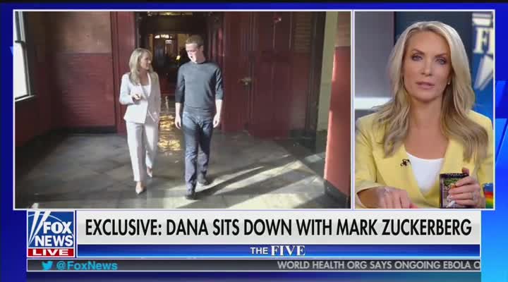 "The Five" discusses Dana Perino's Zuckerberg interview