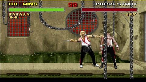 Mortal Kombat II: Baraka Repeatable Fatality #SuperNintendo #MortalKombat2 #Baraka #Fatality