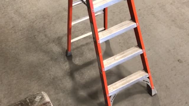 Ladder Walks Away by Itself
