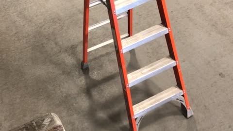 Ladder Walks Away by Itself