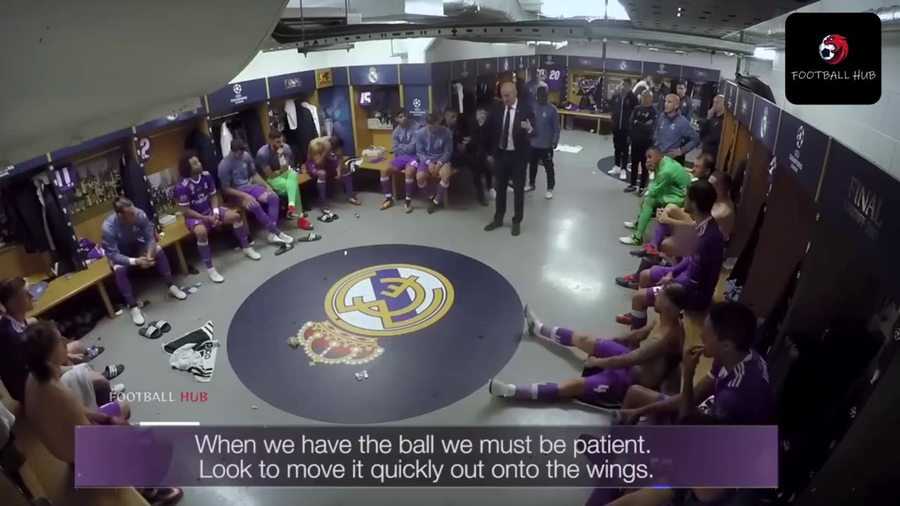 LEAKED - Zidane's Half Time Team-Talk in UCL Final!