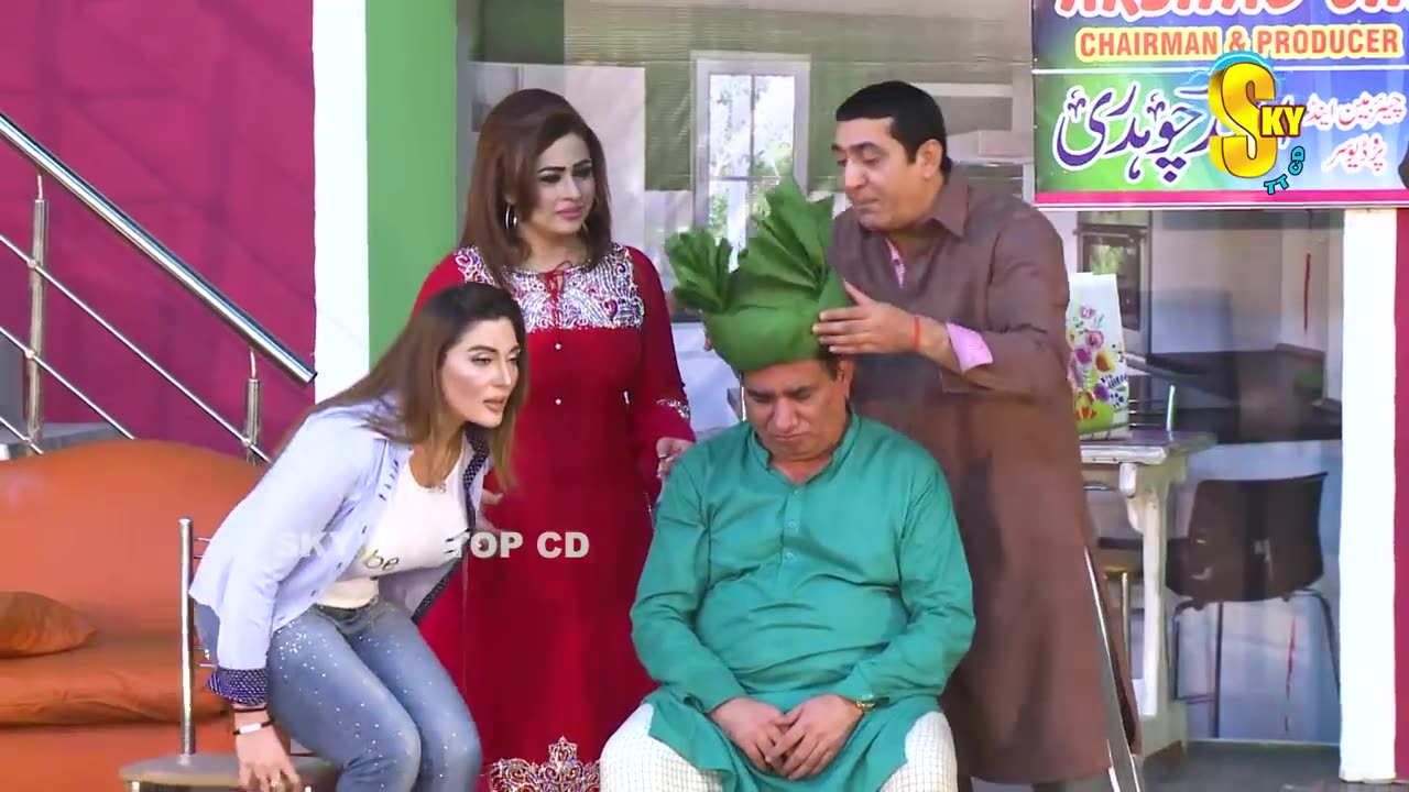 Zafri Khan and Khushboo with Nasir Chinyoti | Honey Shaz Stage Drama 2020 |Comedy Clip 2020