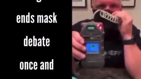 Firefighter dispells the myth of masks