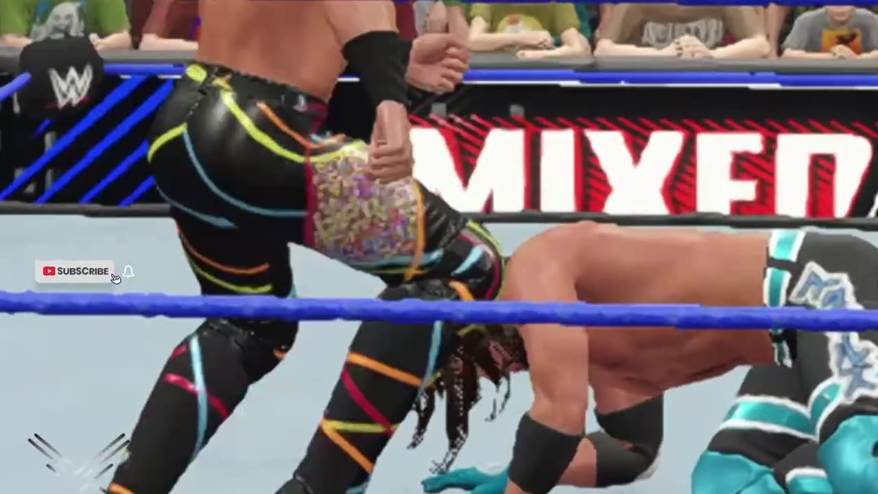 Rollins Precision Kick WWE 2K23 AJ Styles Feels the Impact