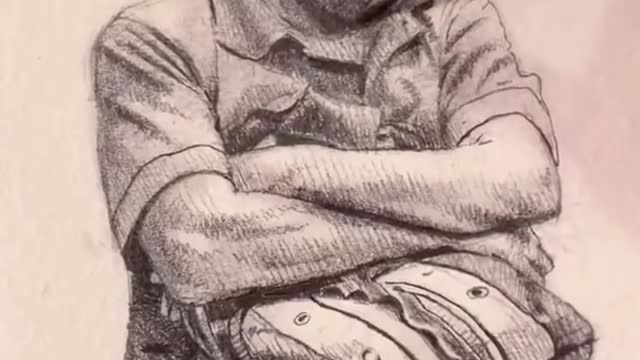 Drawing realistic portraits of strangers on the NYC subway compilation 1_Full-HD