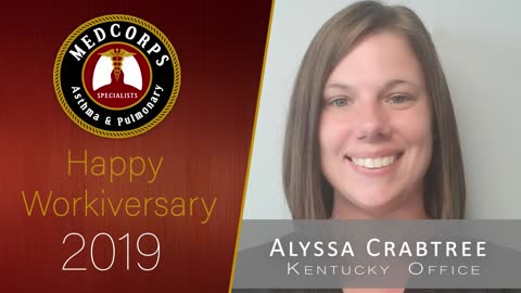 Happy 3 year work anniversary to Alyssa