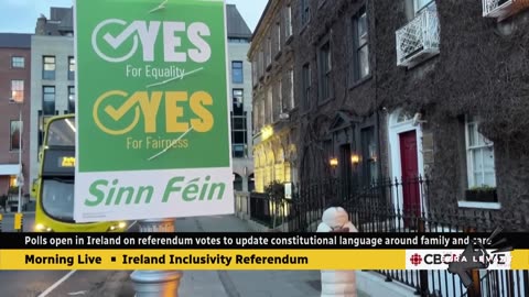 LANDSLIDE IRELAND REFERENDUM FOR "WOMAN"