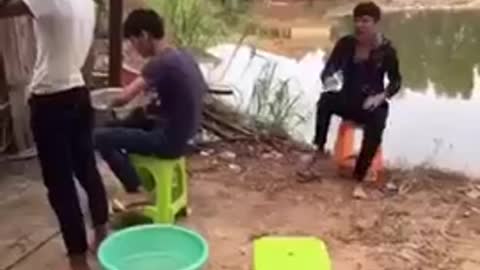 super cool chinese prank