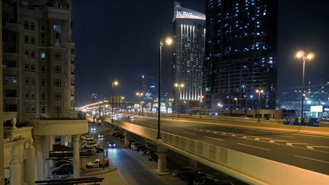 Street Traffic At Night