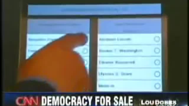 Democracy for Sale Electronic Voting Machines malfunction