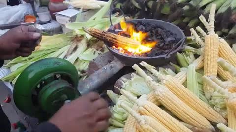 Amazing Live Fire Popcorn Fry