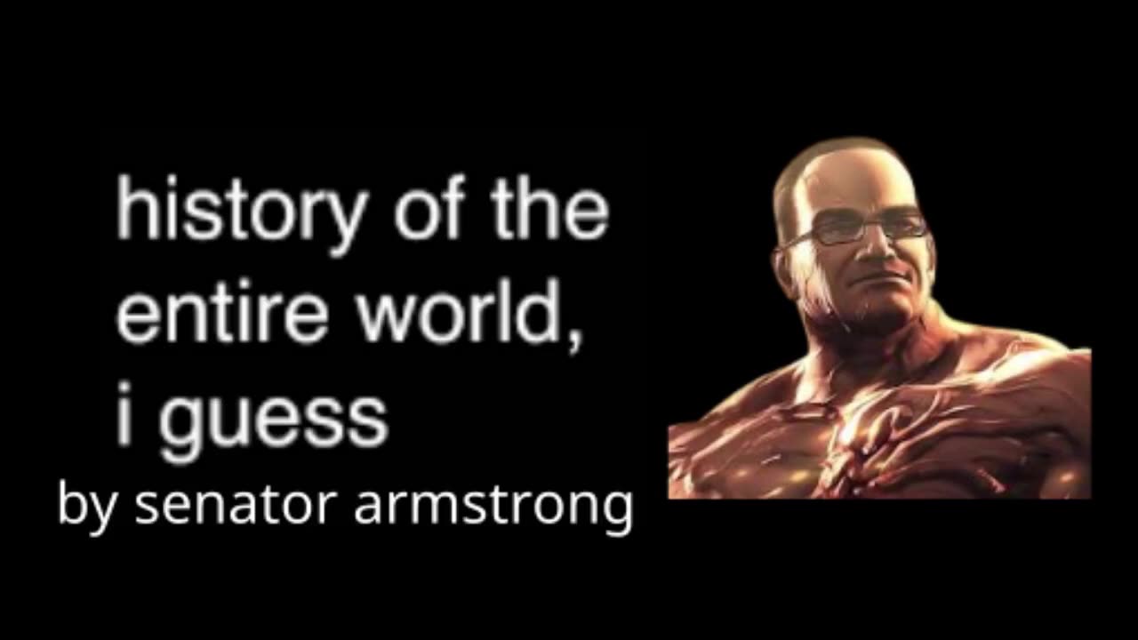 senator armstrong the history of everything i guess a.i cover