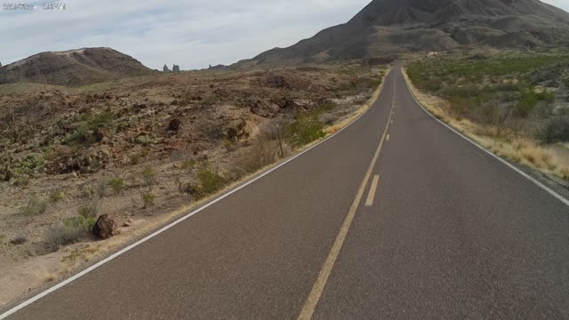 Riding in Big Bend NP Texas