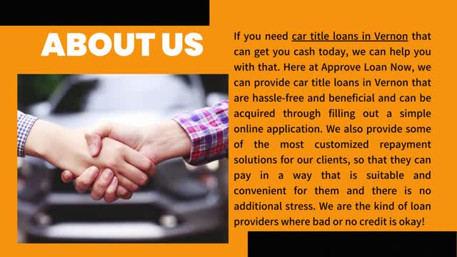 Get Cash While Keeping Your Car With Car Title Loans in Vernon