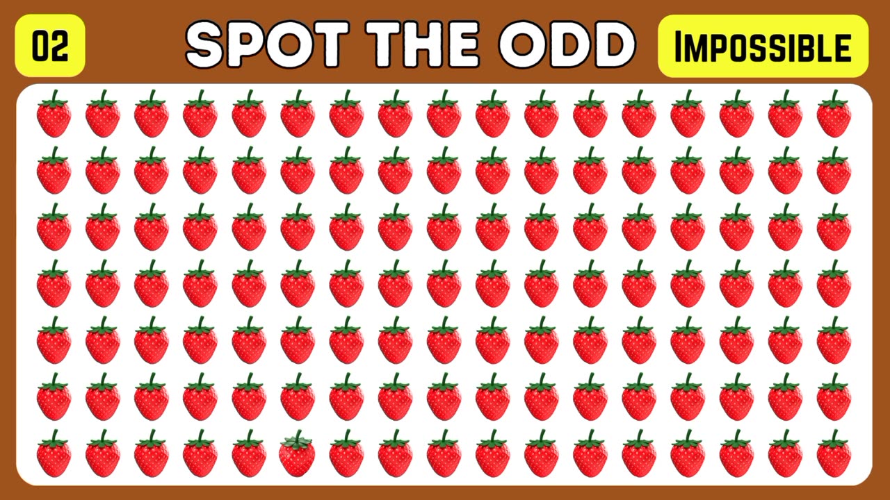 Find the Odd Emoji Challenge