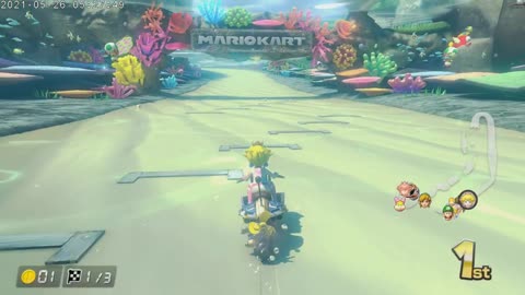 Mario Kart 8 Deluxe Switch Princess Peach Part 10 Dolphin Shoals