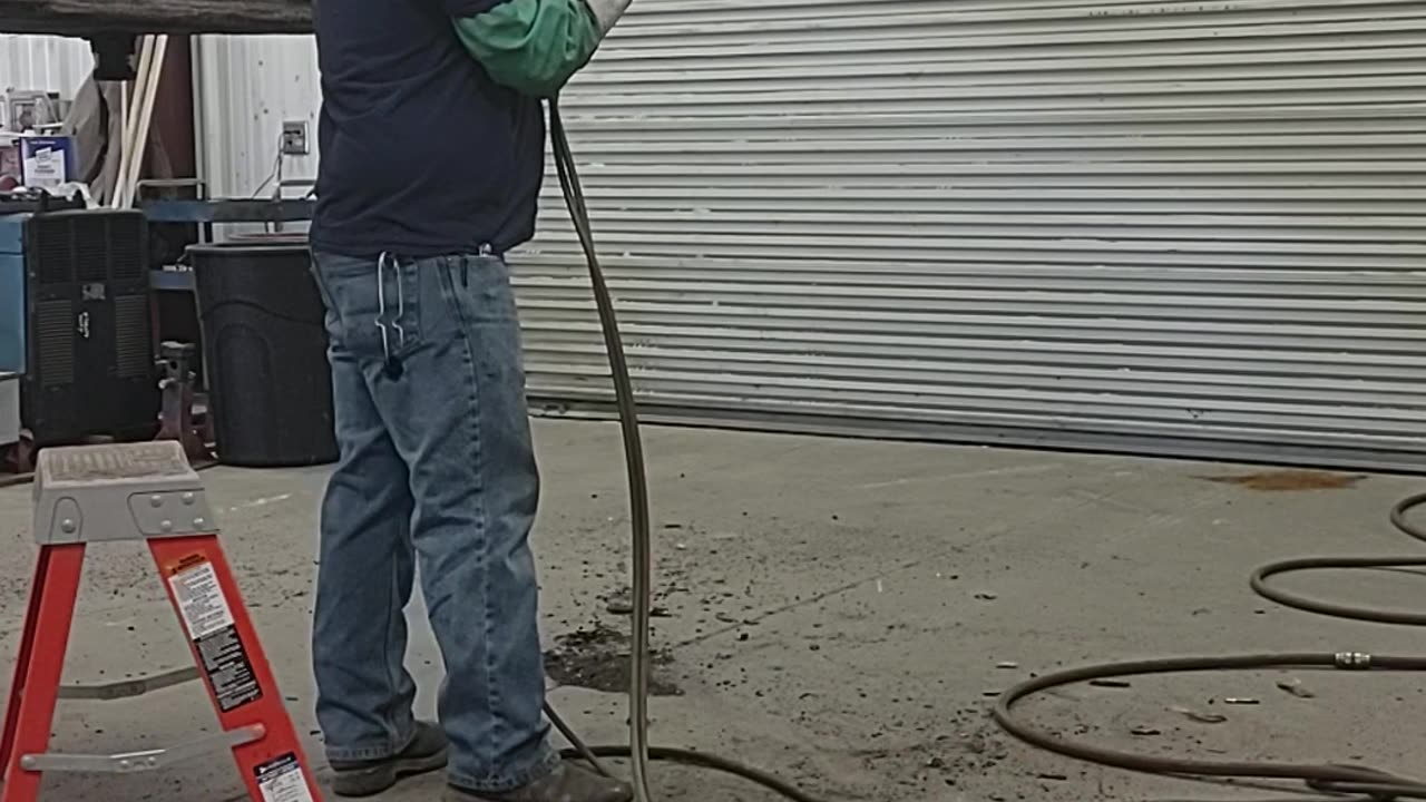 Welder Gets Metallic Uppercut