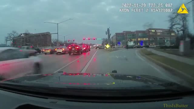 Wauwatosa Police release dash cam video of a reckless driver who crashed during a pursuit