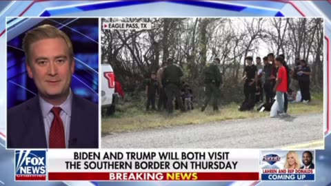 Peter Ducey reports Biden visiting the border as his poll numbers plummet