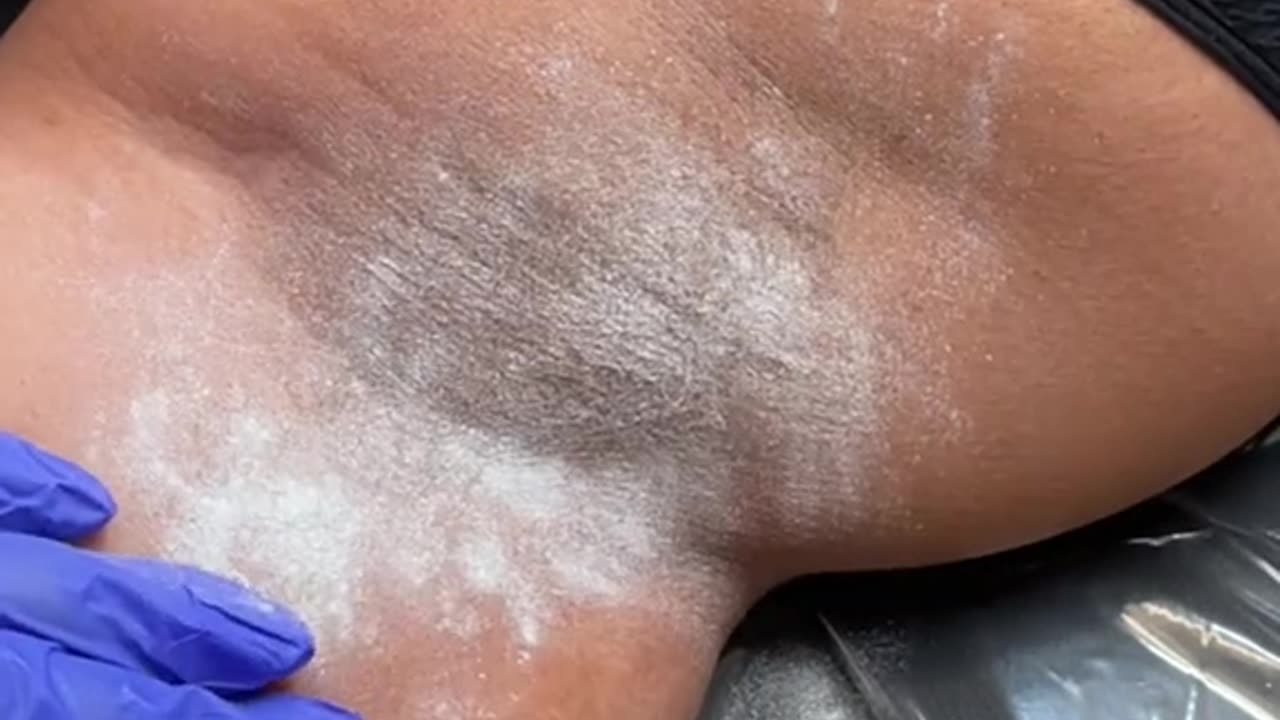 Underarm Waxing with Hypnotic Purple Seduction Hard Wax | Aisha