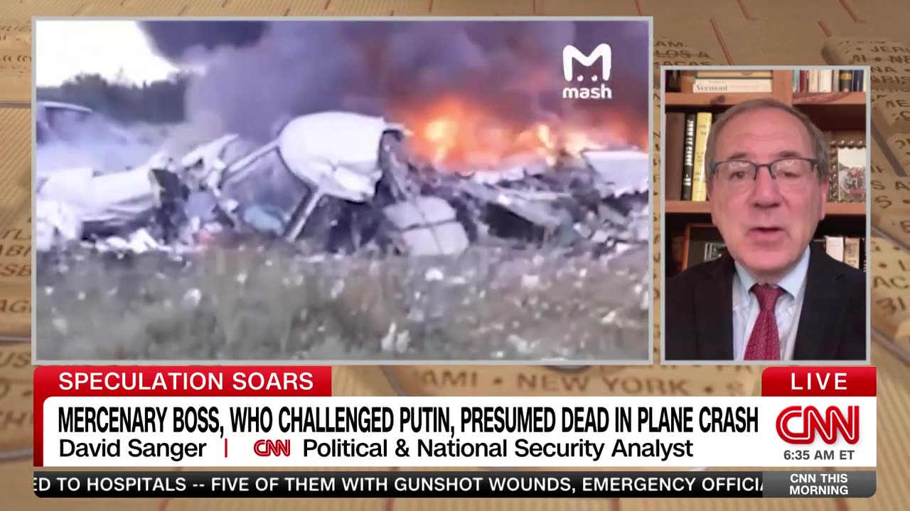 Eyewitness describes how plane that allegedly carried Wagner boss crashed