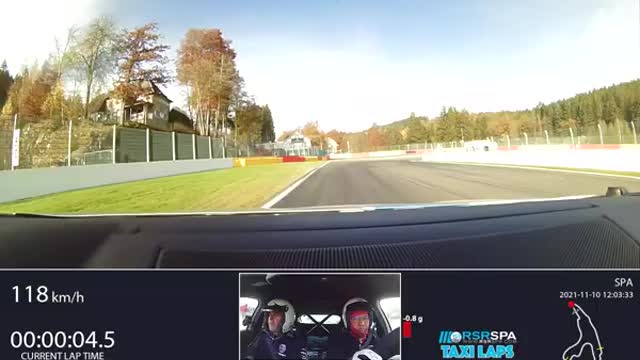 RSR Spa Premium TracR RSR Edition - Lap with Instructor Partick_Cut