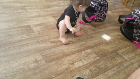 silly things when baby playing