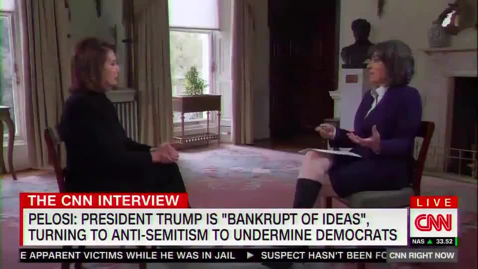 Pelosi pushes back on accusations of anti-Semitism in Democratic Party.