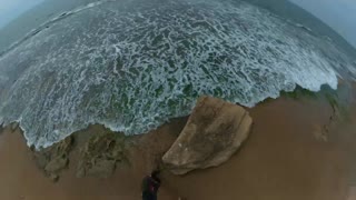 This sea waves are trippy with 360 view