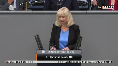 Dr. Christina Baum Rede vom 08.07.2022 - Gesetzentwurf NATO-Beitritt Finnland und Schweden