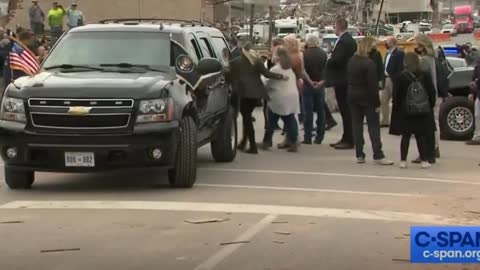 "Let's Go Brandon" Chant Greets Biden In Kentucky