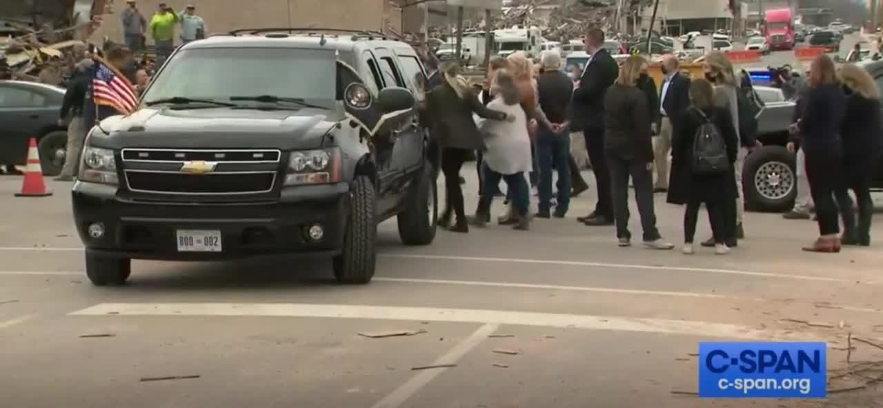 "Let's Go Brandon" Chant Greets Biden In Kentucky
