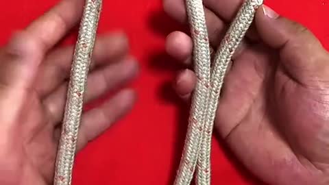 How to Tie the knotting skills in life, you can learn at a glance #71