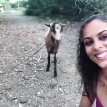 Attack in a selfp woman