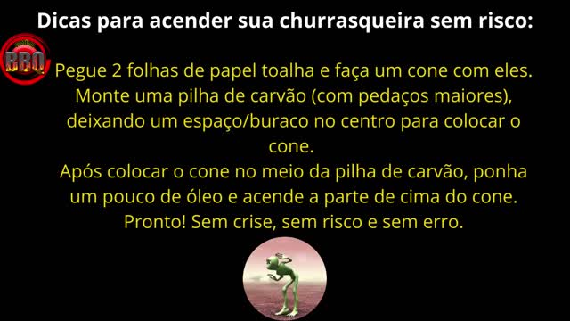 Acenda corretamente uma churrasqueira