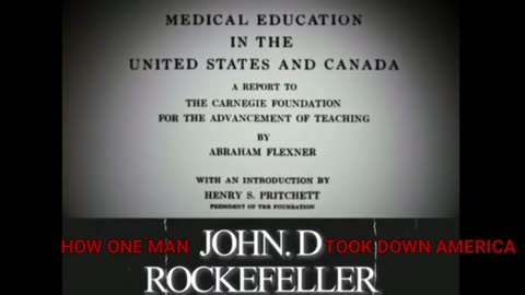 Rockefeller removed natural remedies to create a big lucrative pharmaceutical business!