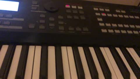 First time playing Piano