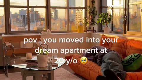 pov: you moved into your dream apartment at y/o