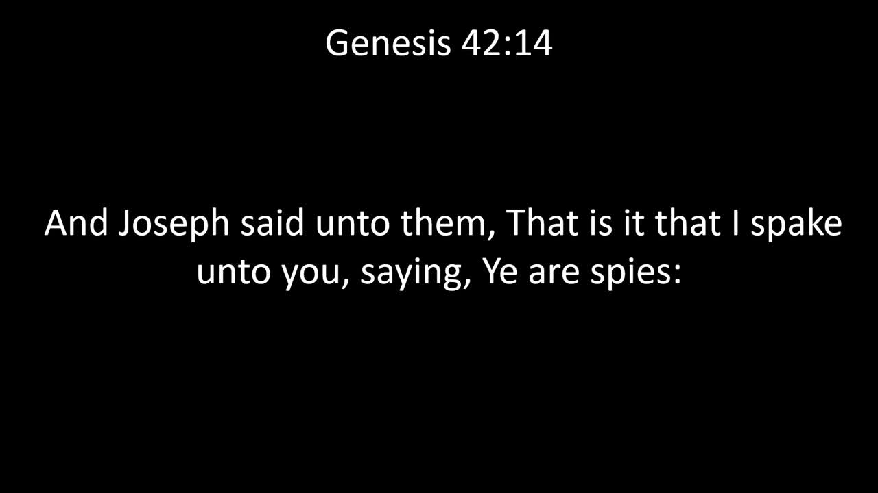 KJV Bible Genesis Chapter 42