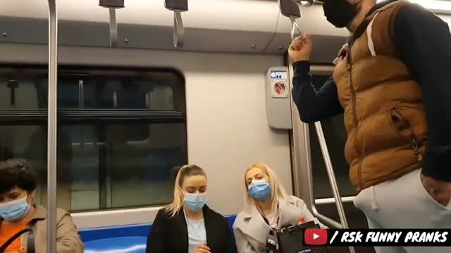 New Prank Video 2021|| Subway Prank Video || Best Funny Prank In Train Way ||