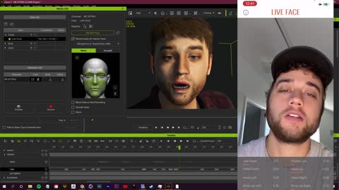 Create TALKING 3D CHARACTERS with iPhone Face MOTION CAPTURE!! - iClone 7 + Motion Live
