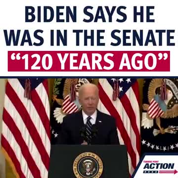 Biden 1st Press Conference - When i came to the Senate 120 years ago