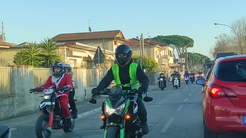 Babbo Natale an moto