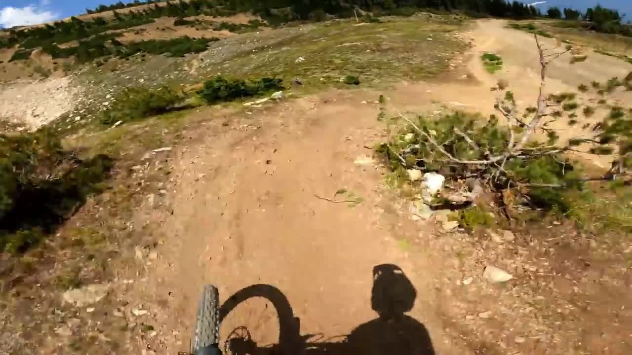 The most unique mountain bike lane I've ever rode.