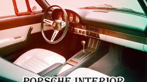 PORSCHE INTERIOR 1932 - 2023