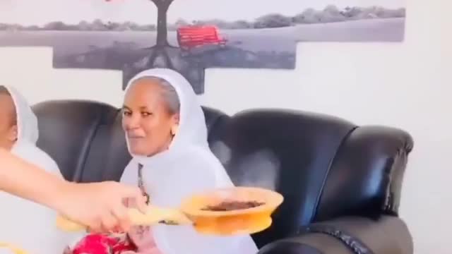 Ethiopian cultural coffee ceremony