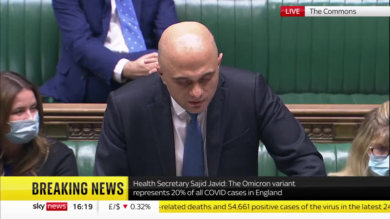 Sajid Javid: NHS COVID pass rolled out for 12-15 years old for international travel starting today